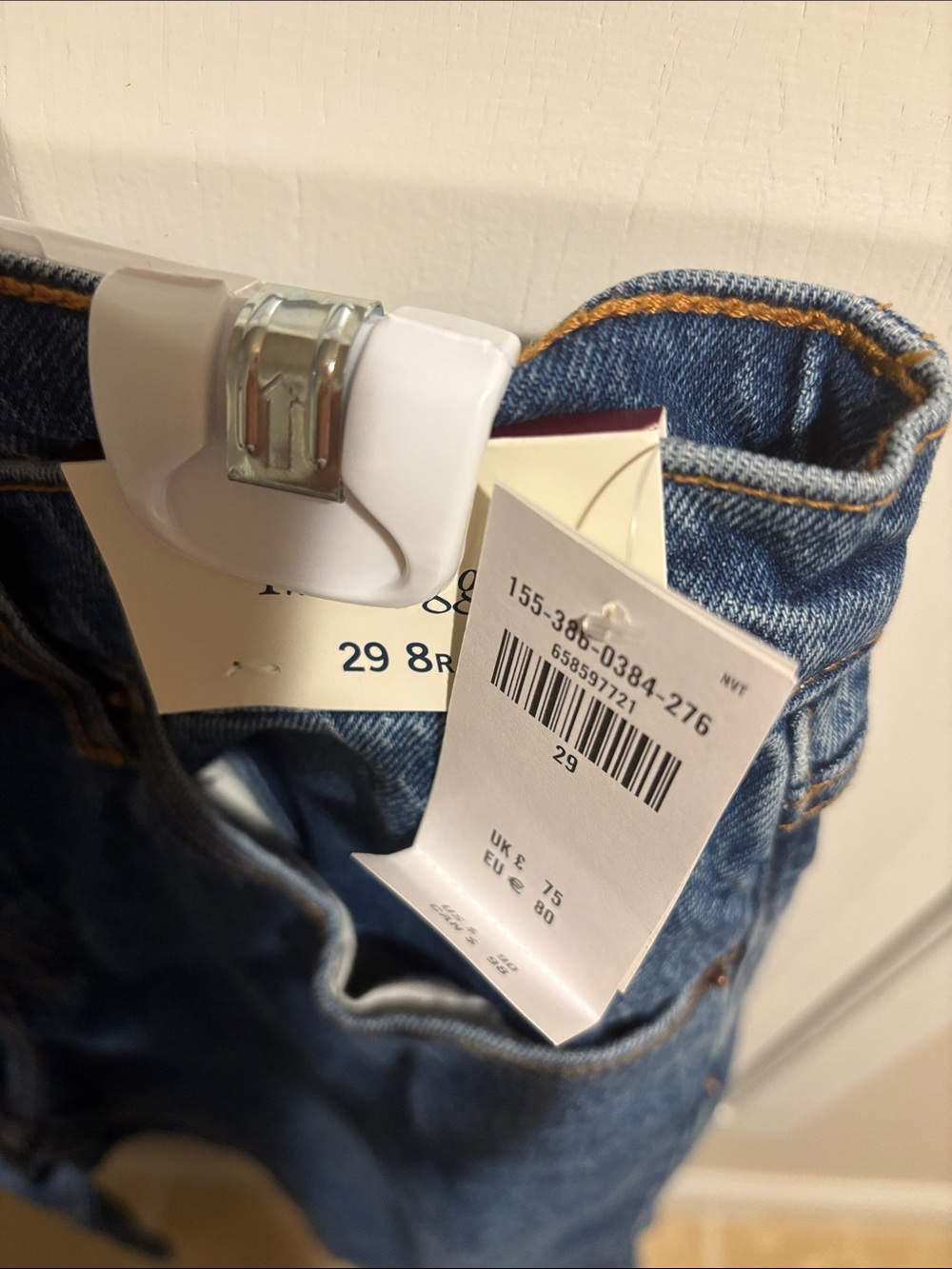 Abercrombie & Fitch The Baggy Low Rise Jeans - Medium Blue - Picture 3 of 5